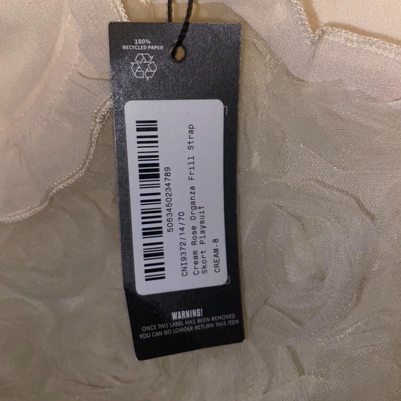 Pretty little thing white romper - Picture 4 of 4